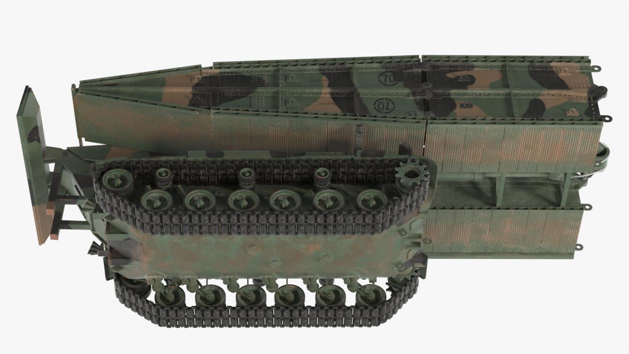 3D model Armored Bridge M60A1 AVLB Camo