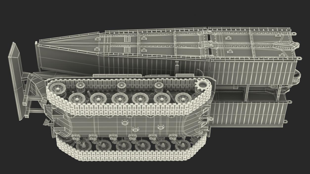 3D model Armored Bridge M60A1 AVLB Camo