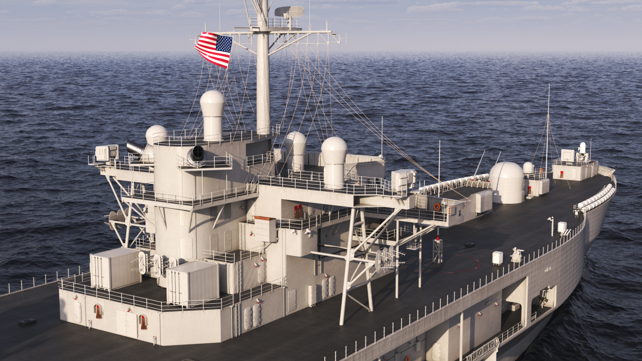 3D model Command Ship USS Mount Whitney