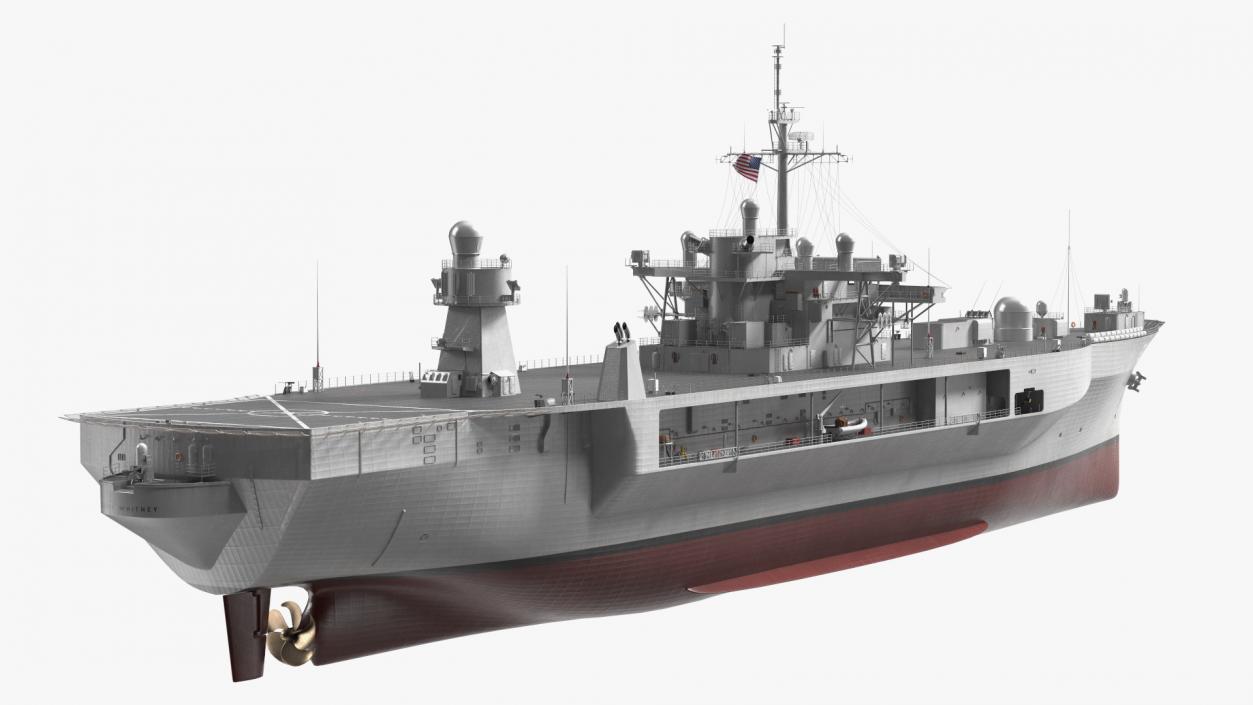 3D model Command Ship USS Mount Whitney