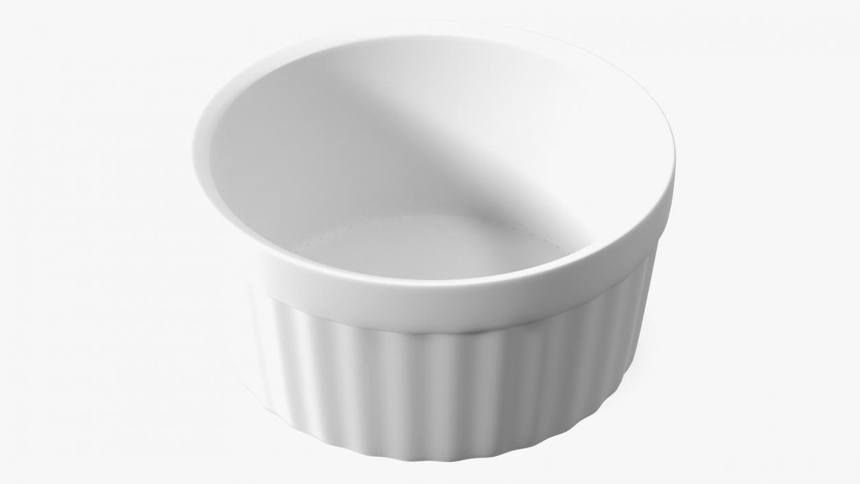 3D Gravy Boat White