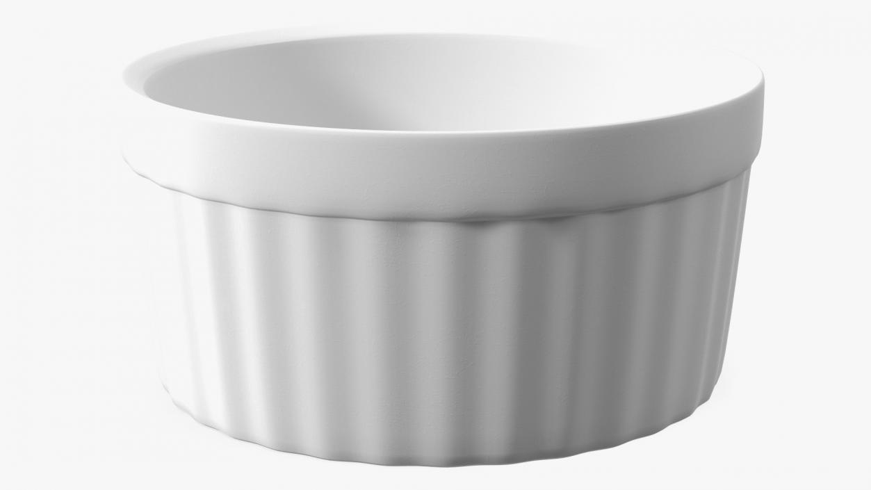 3D Gravy Boat White