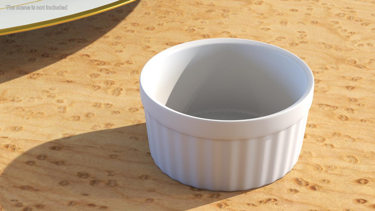 3D Gravy Boat White