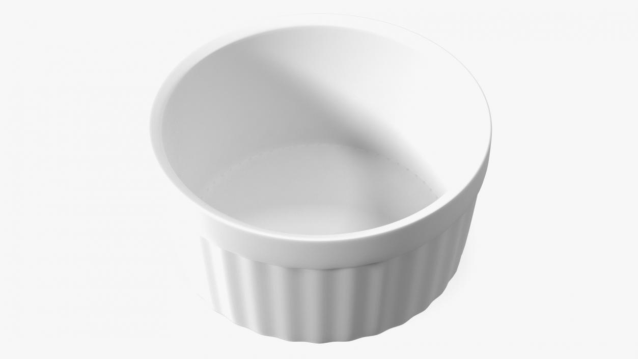 3D Gravy Boat White