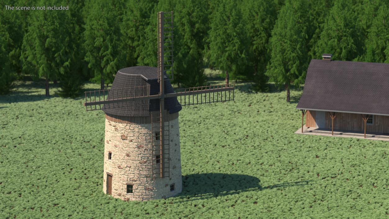 3D Village Windmill