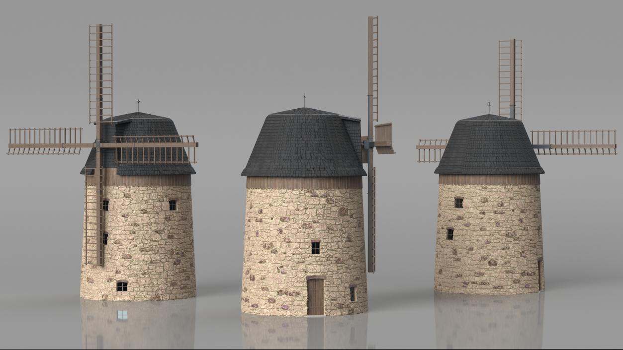 3D Village Windmill