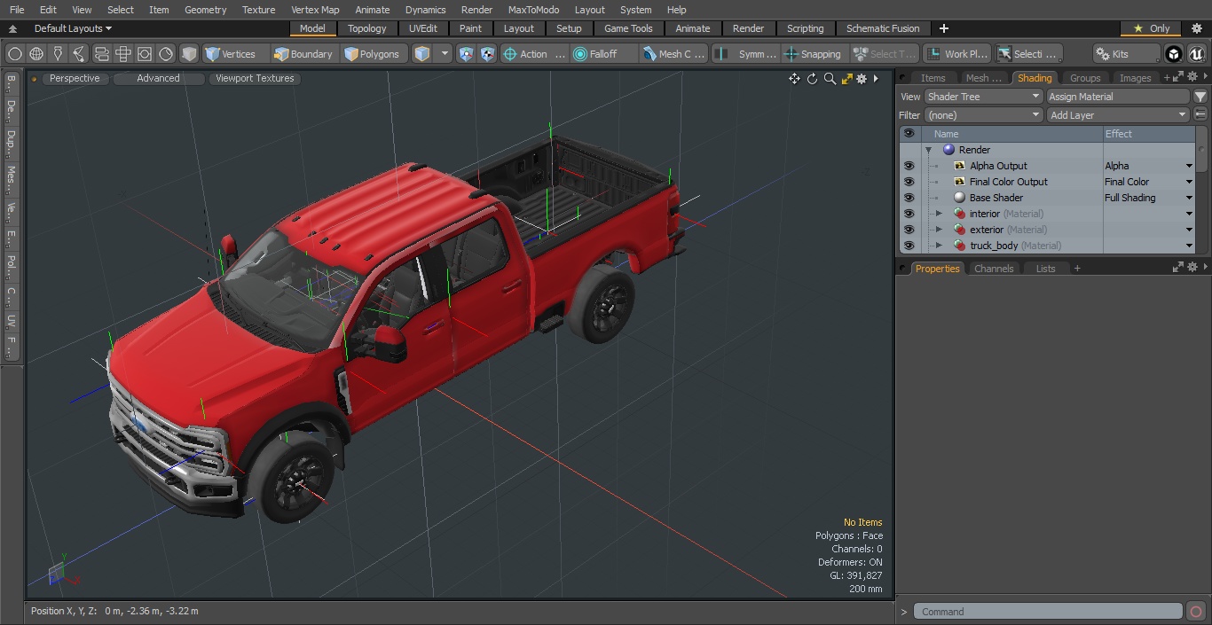 2023 Ford Super Duty F-550 Lariat Red 3D