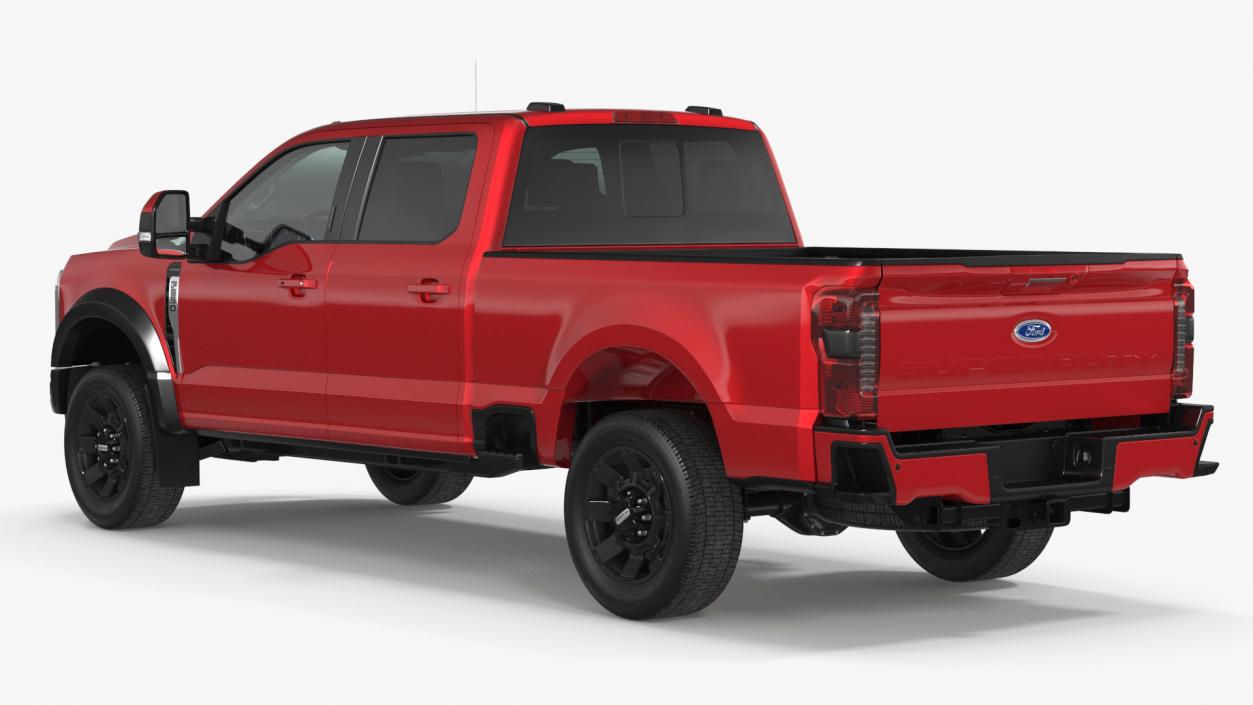 2023 Ford Super Duty F-550 Lariat Red 3D