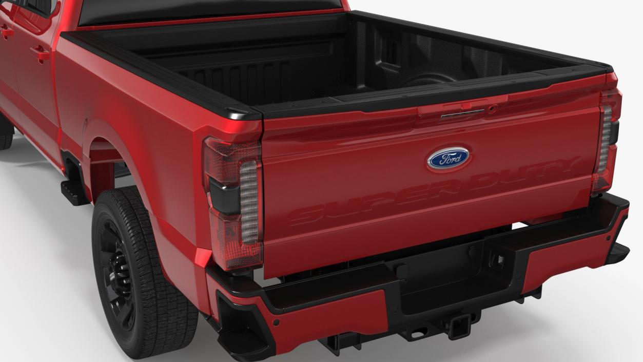 2023 Ford Super Duty F-550 Lariat Red 3D