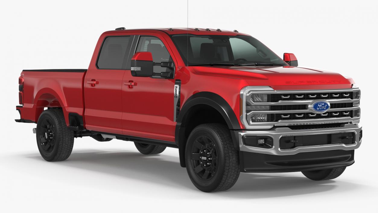 2023 Ford Super Duty F-550 Lariat Red 3D