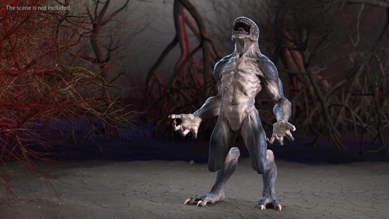 3D model Monster Creature Standing Pose