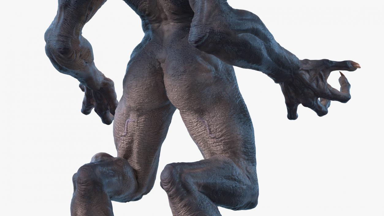 3D model Monster Creature Standing Pose