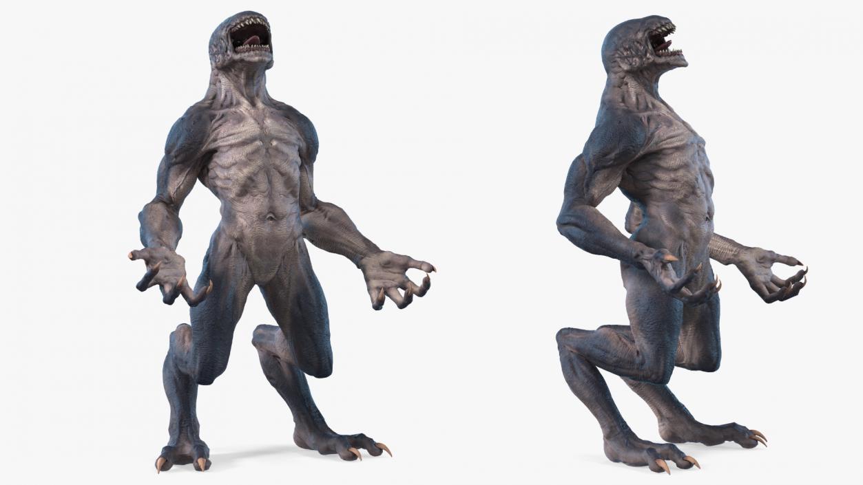 3D model Monster Creature Standing Pose