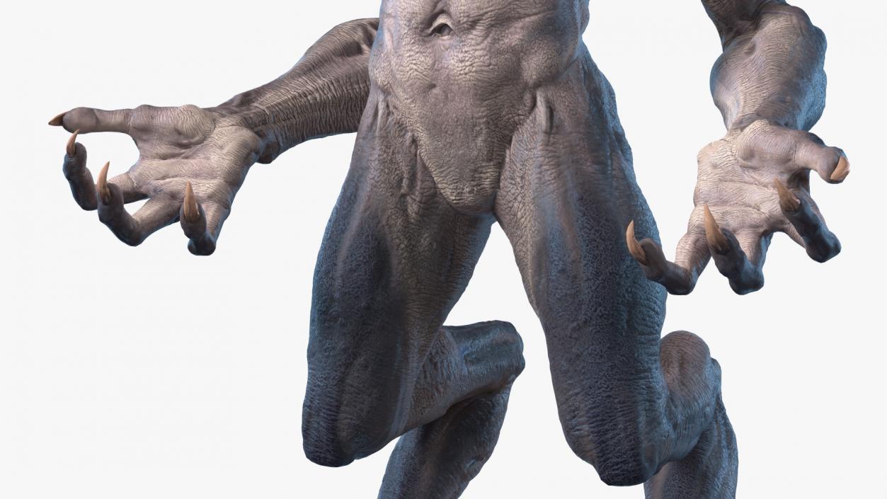 3D model Monster Creature Standing Pose