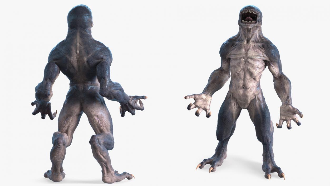 3D model Monster Creature Standing Pose