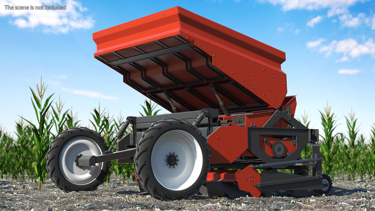 3D Potato Planter Red model