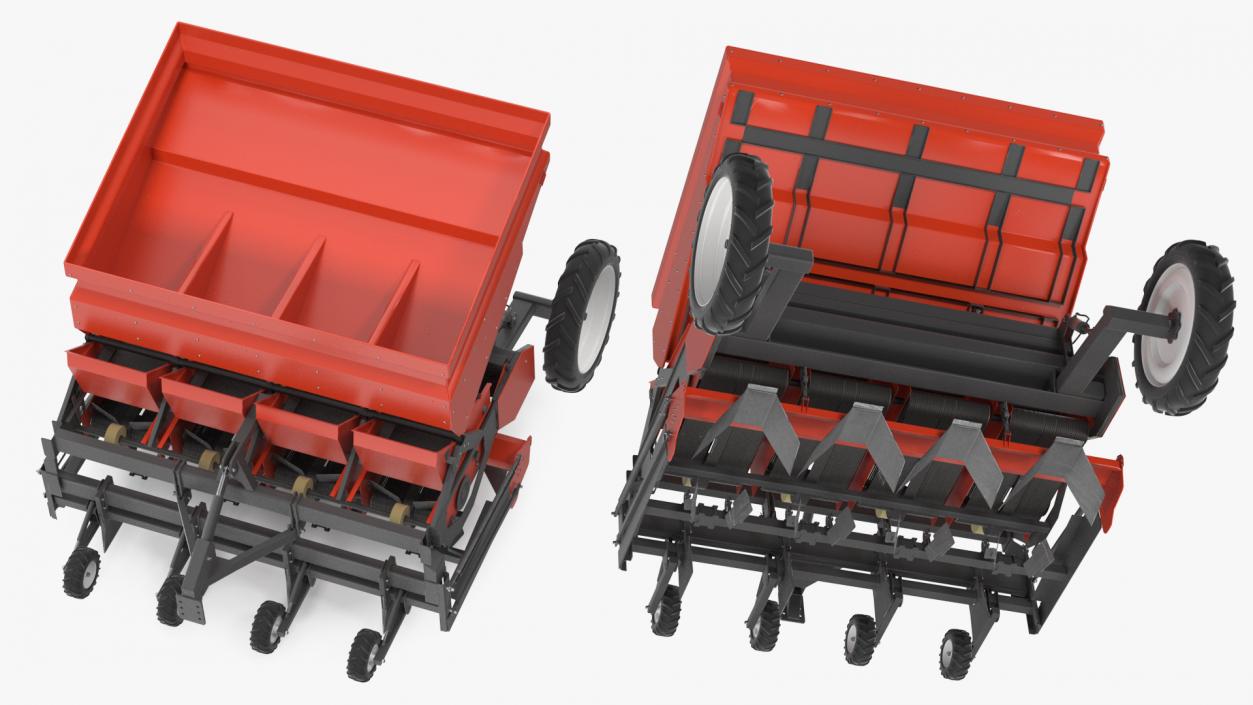 3D Potato Planter Red model