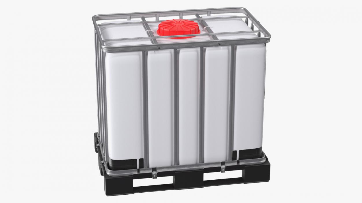 3D model IBC Container 640 Litre UN Approved Plastic Pallet