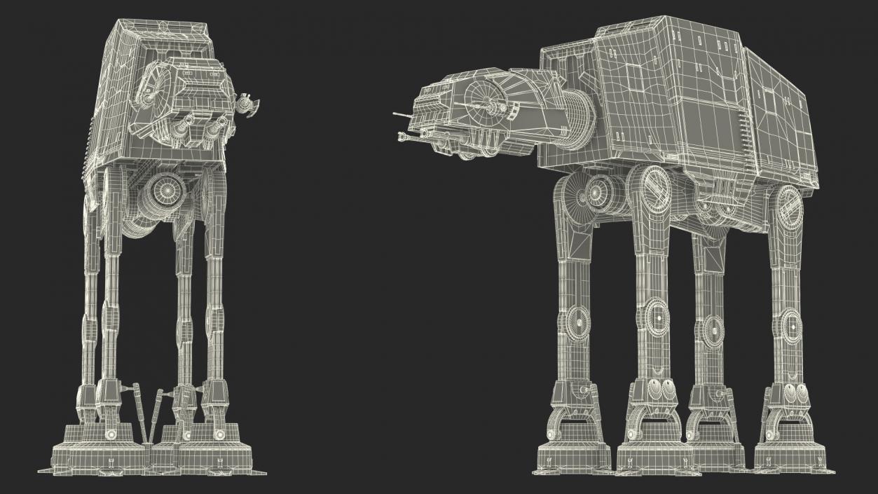 3D model Star Wars AT AT Dark