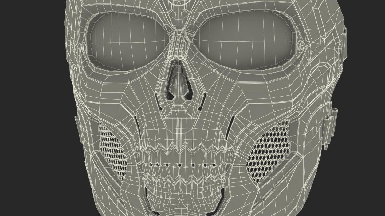 3D model Skull Mask Tactical Black