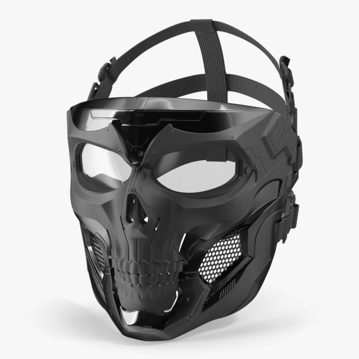 3D model Skull Mask Tactical Black