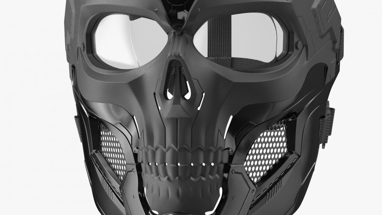 3D model Skull Mask Tactical Black