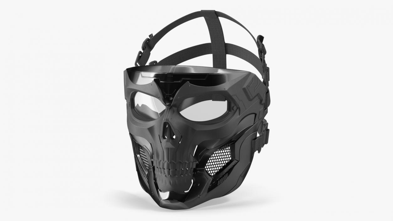 3D model Skull Mask Tactical Black