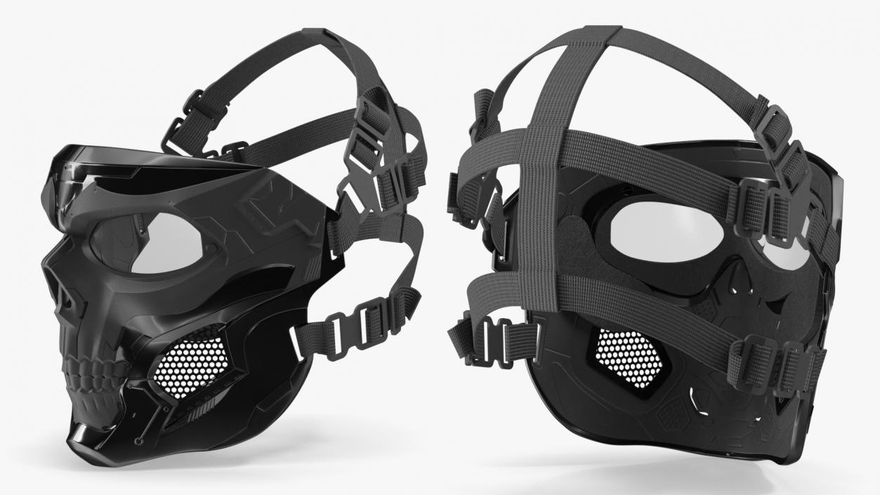 3D model Skull Mask Tactical Black