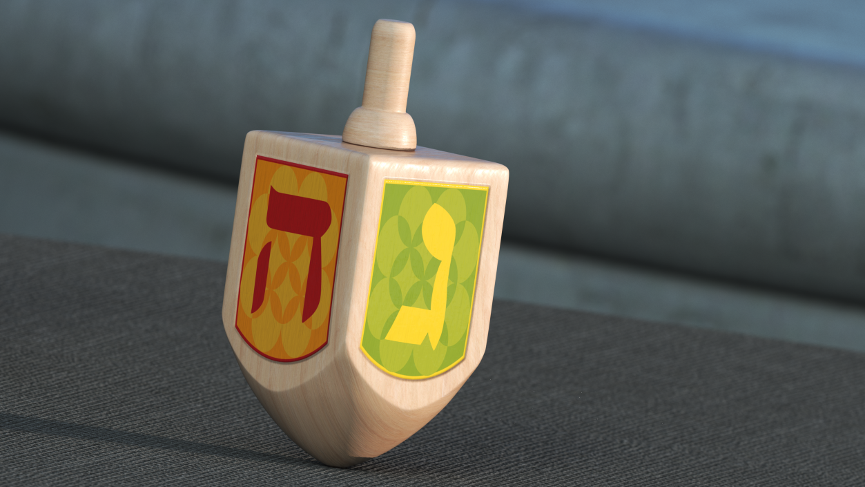 Framed Dreidel 3D model