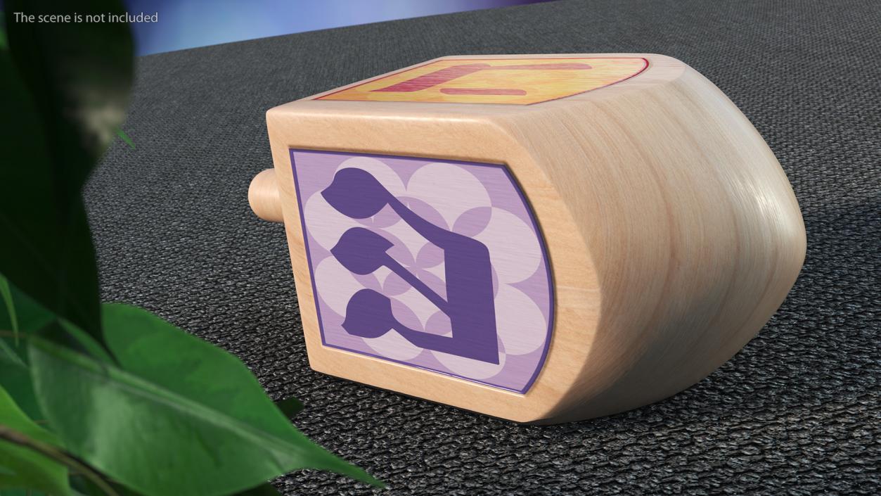 Framed Dreidel 3D model