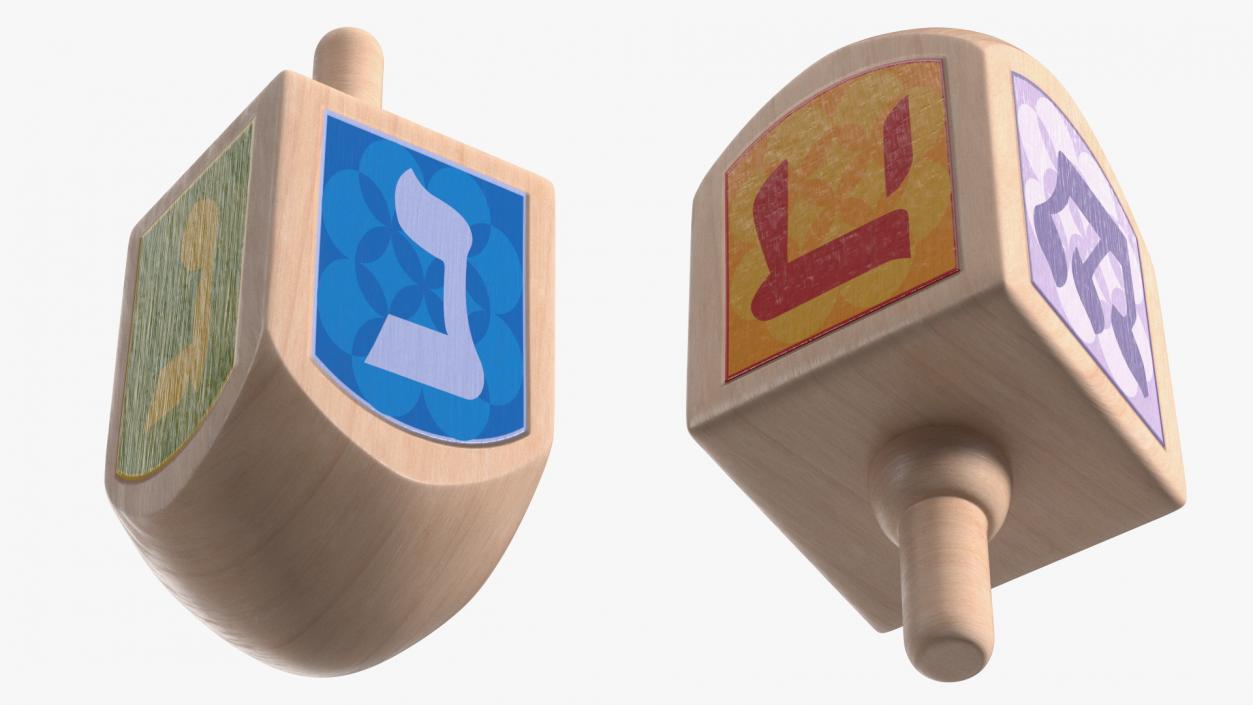 Framed Dreidel 3D model