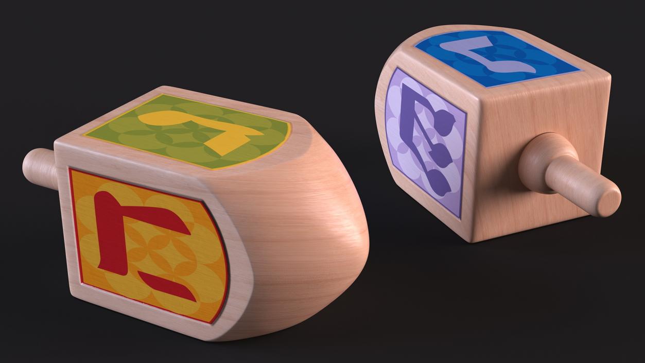 Framed Dreidel 3D model