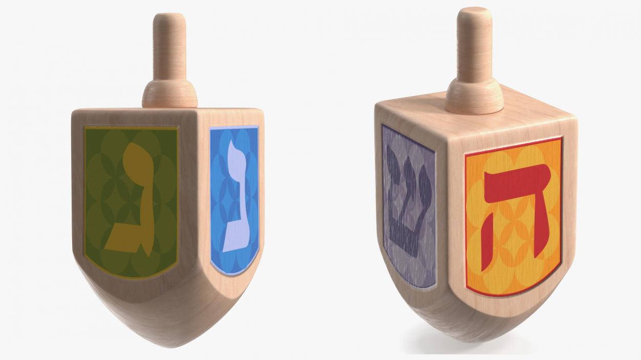 Framed Dreidel 3D model