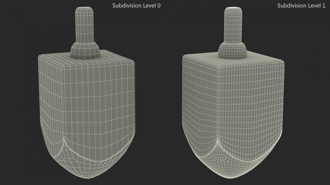 Framed Dreidel 3D model