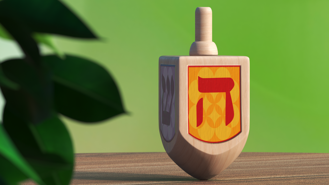 Framed Dreidel 3D model