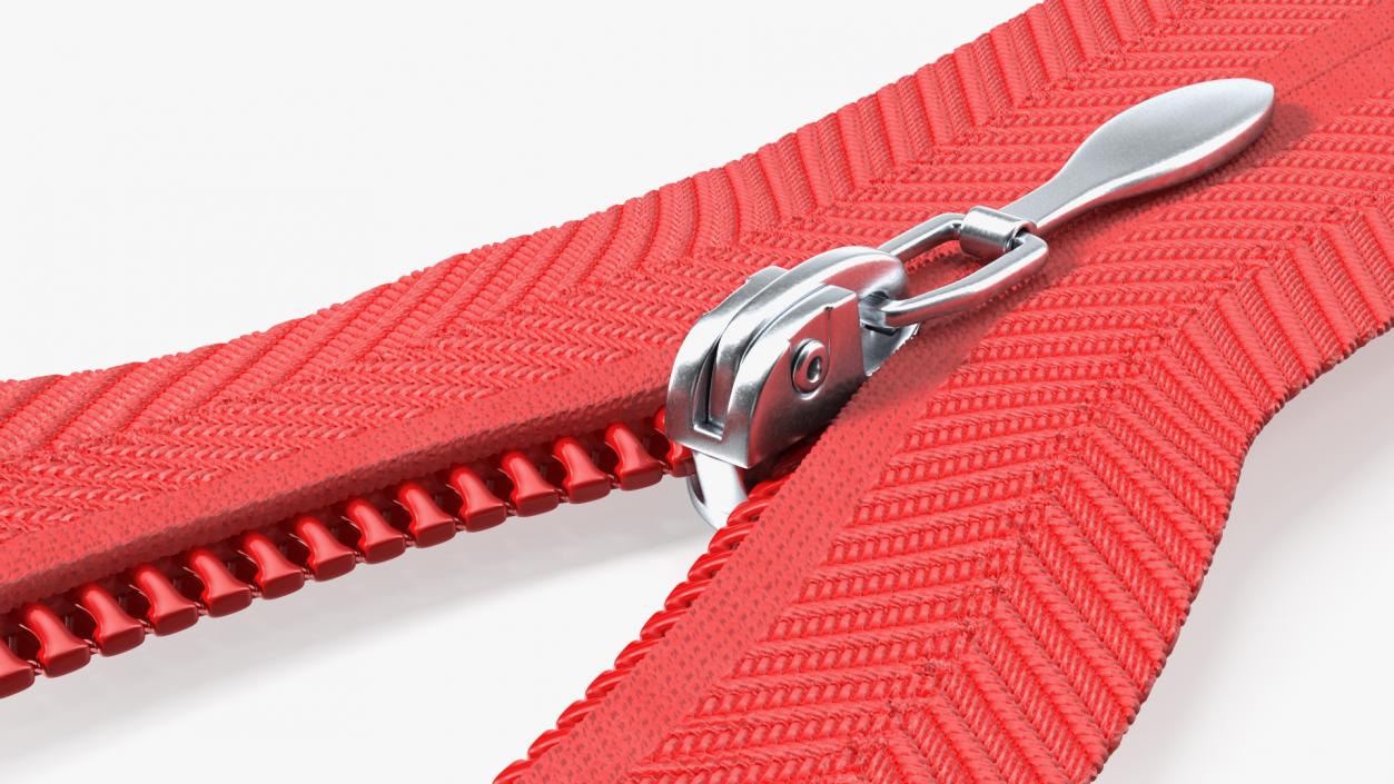 Nylon Coil Zippers Collection 3D model