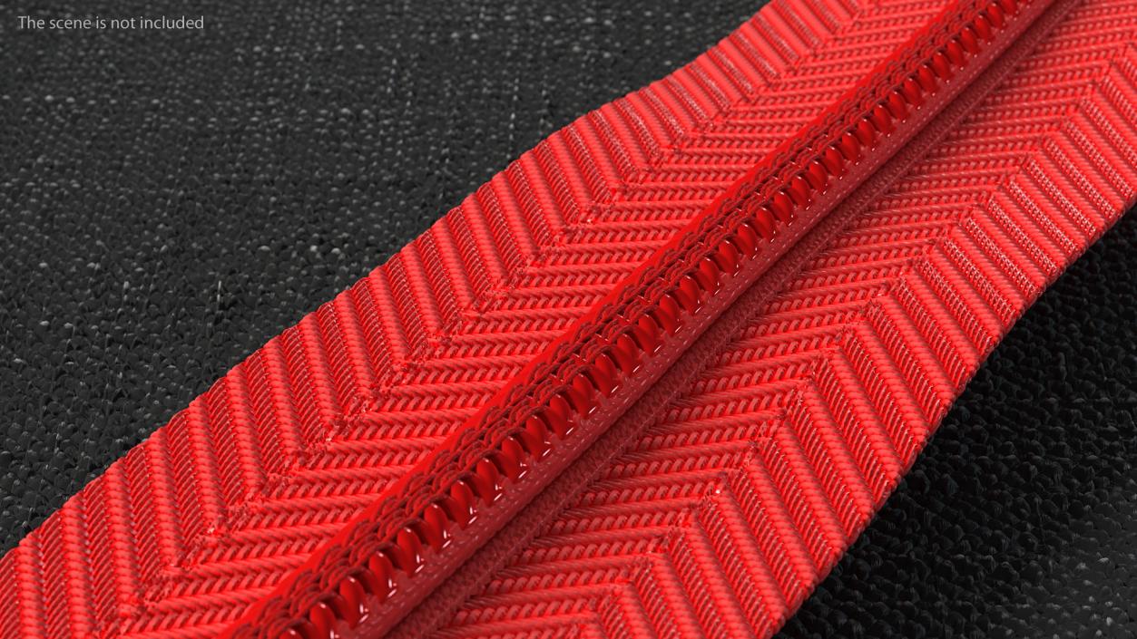 Nylon Coil Zippers Collection 3D model