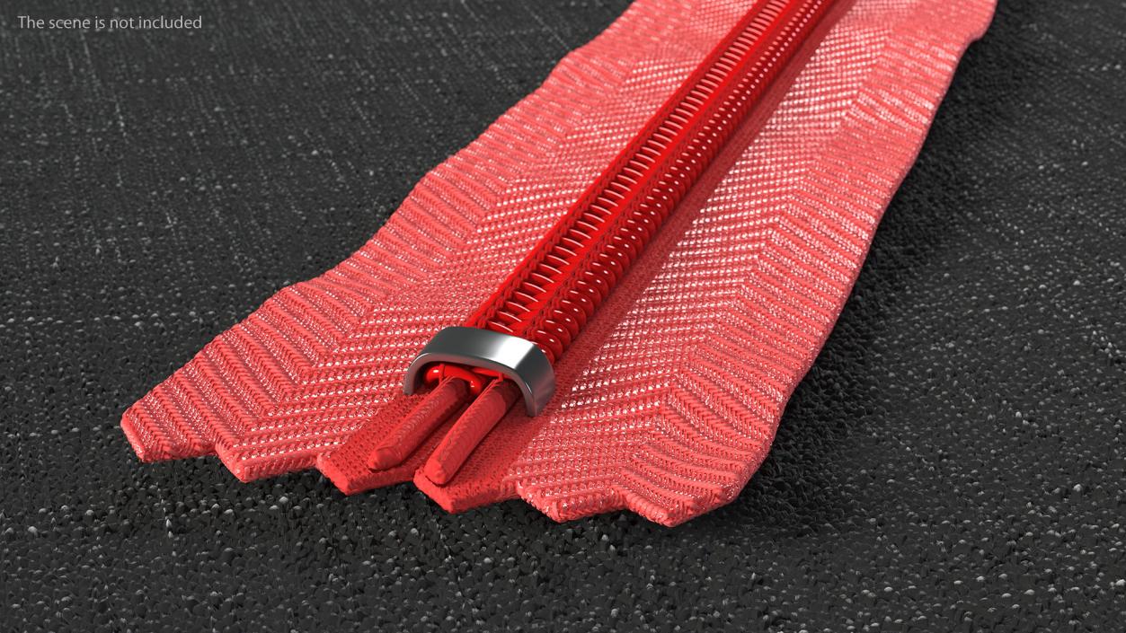 Nylon Coil Zippers Collection 3D model