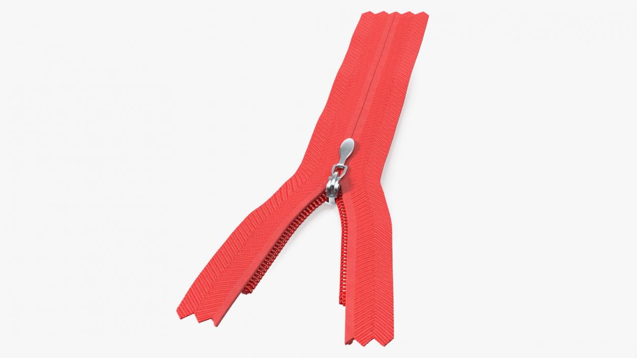 Nylon Coil Zippers Collection 3D model