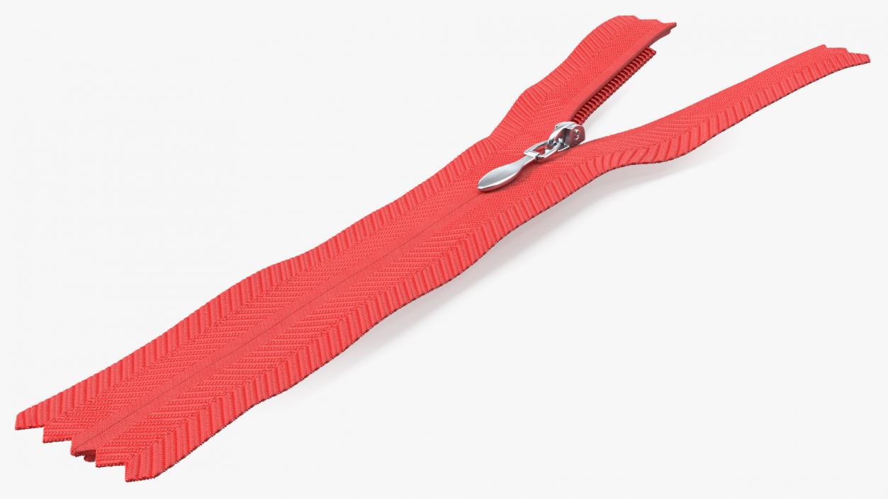 Nylon Coil Zippers Collection 3D model