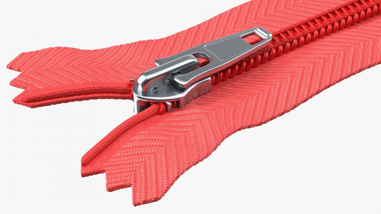 Nylon Coil Zippers Collection 3D model