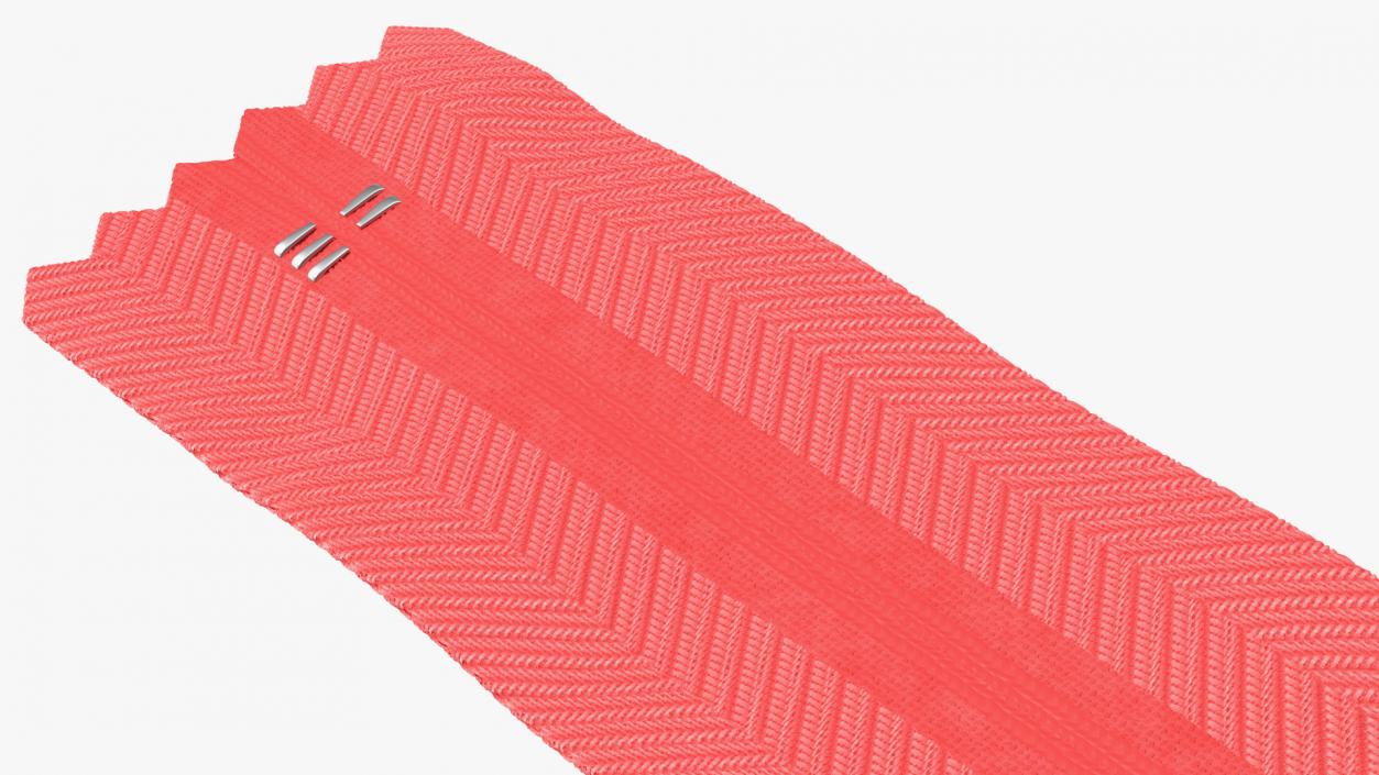 Nylon Coil Zippers Collection 3D model