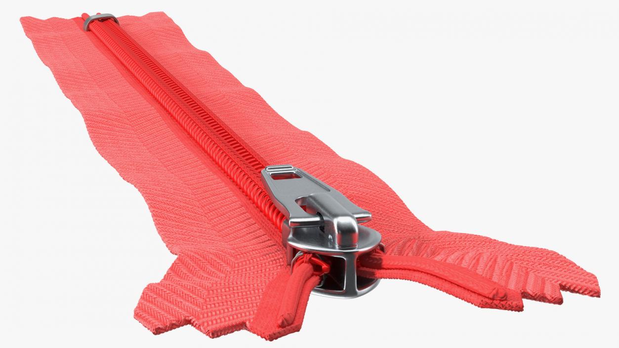 Nylon Coil Zippers Collection 3D model