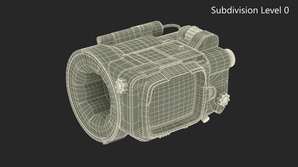 3D Fallout Pip Boy Turned Off 2 model