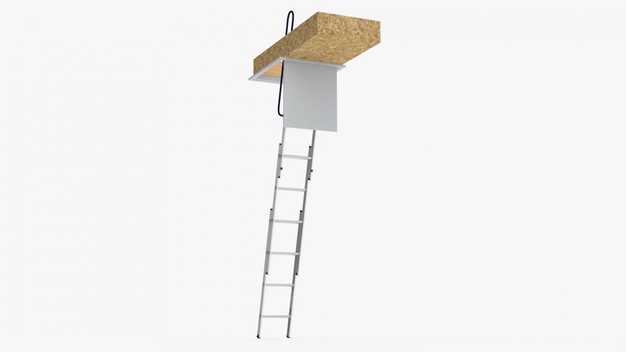 3D Metal Attic Ladder model