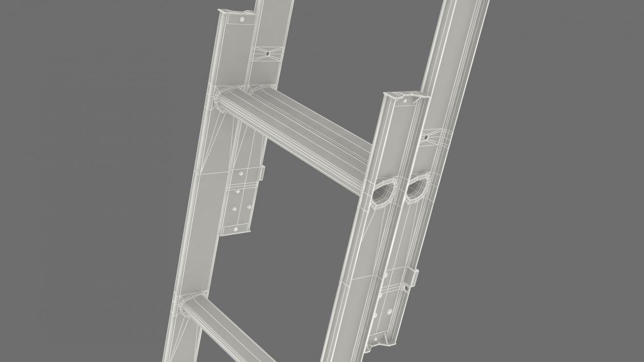 3D Metal Attic Ladder model