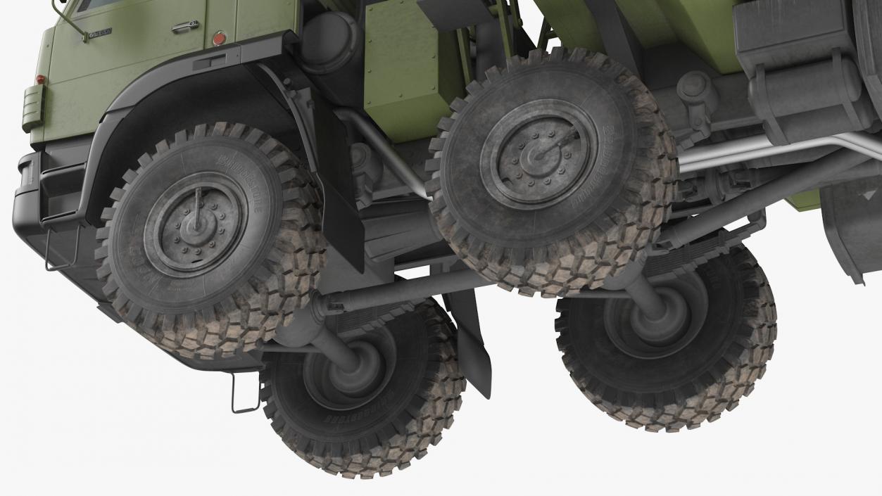 3D model Krasukha 4 1RL257 Mobile Electronic Warfare System