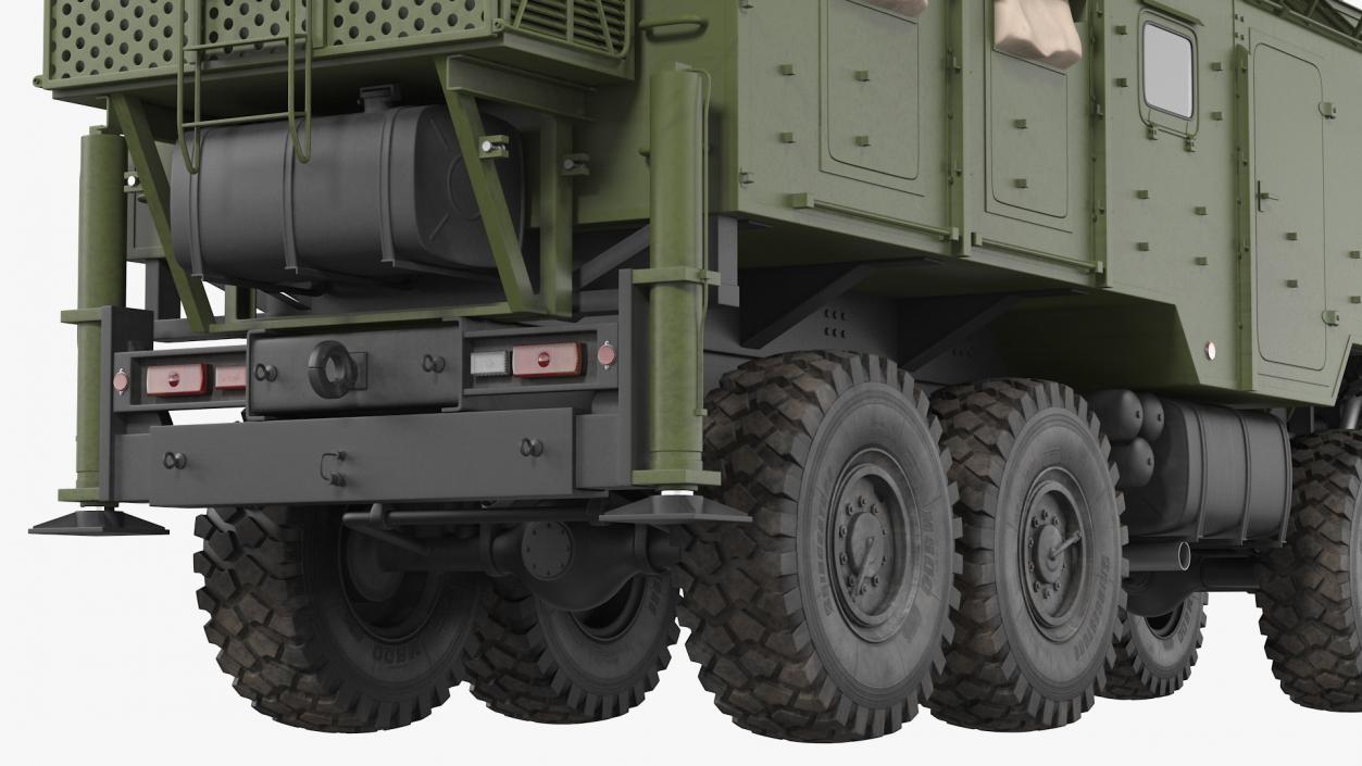 3D model Krasukha 4 1RL257 Mobile Electronic Warfare System