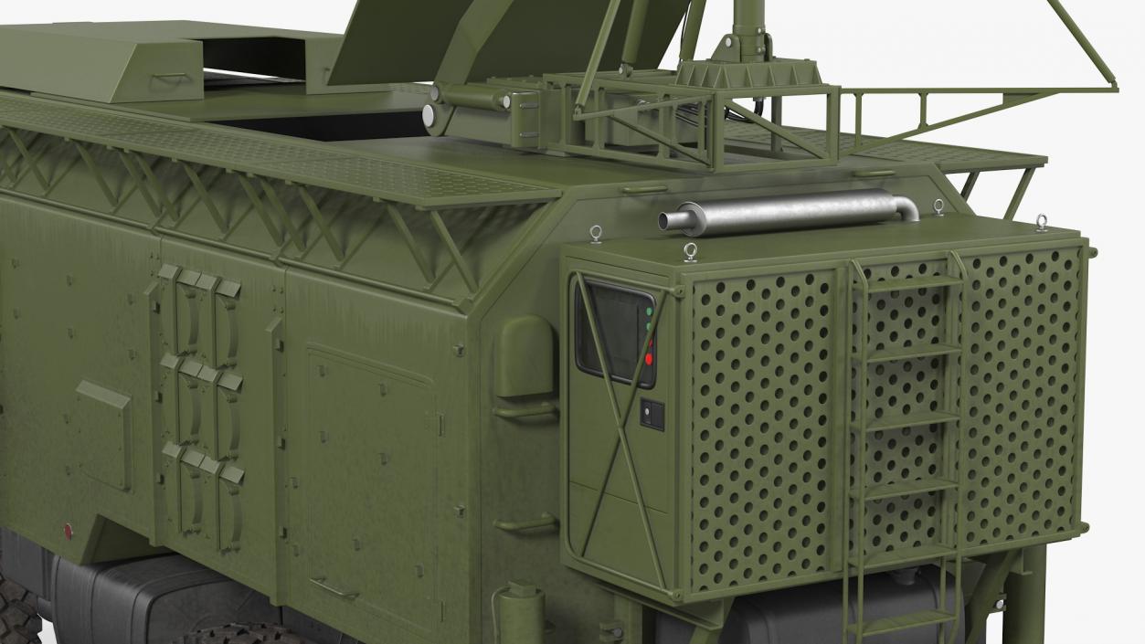 3D model Krasukha 4 1RL257 Mobile Electronic Warfare System