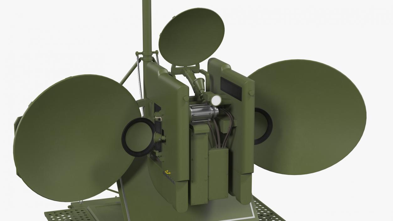 3D model Krasukha 4 1RL257 Mobile Electronic Warfare System